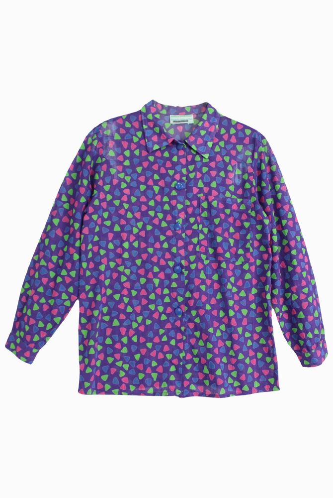 (80%세일) JPN 트라이앵글 패턴 셔츠 - Women