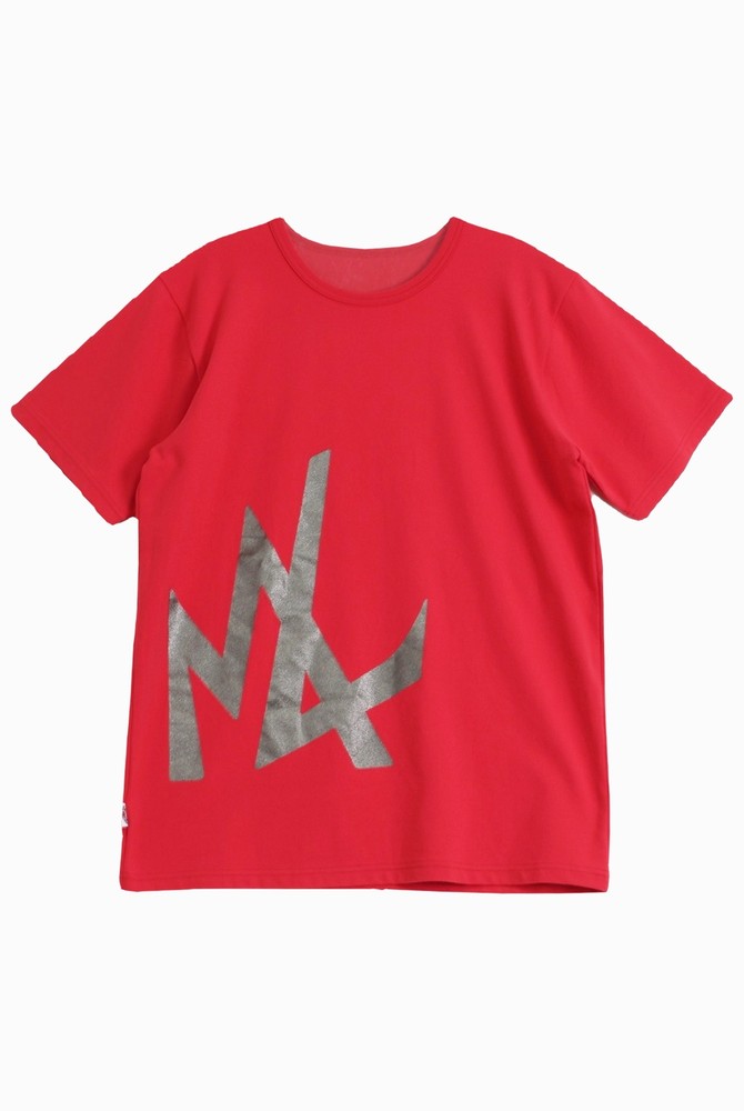 (교환&amp;환불불가)JPN 나일론 혼방 프린팅 티셔츠 - Women